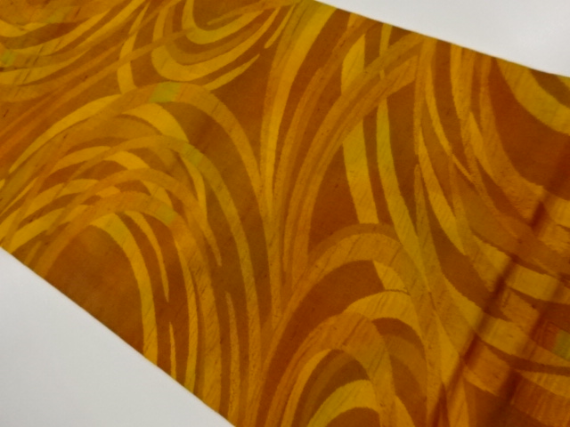 JAPANESE NAGOYA OBI / MATELASSE / WOVEN WAVY STRIPE